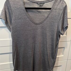 Vince Charcoal Short Sleeve Women's Tee